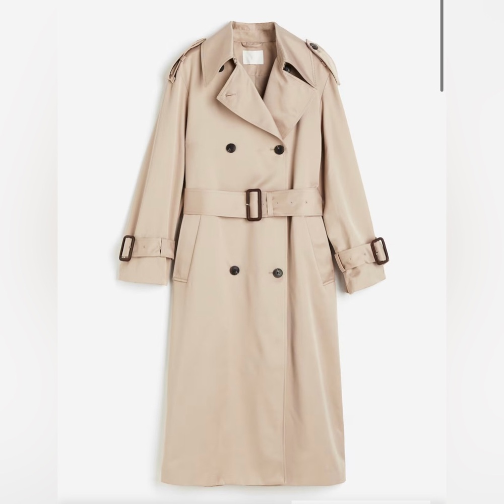 DOUBLE-BREASTED TRENCH COAT